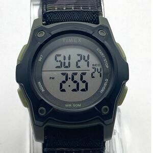 Timex Time Machine TW7C277500 Kids Digital Watch Camo Adjustable Strap WR 50m